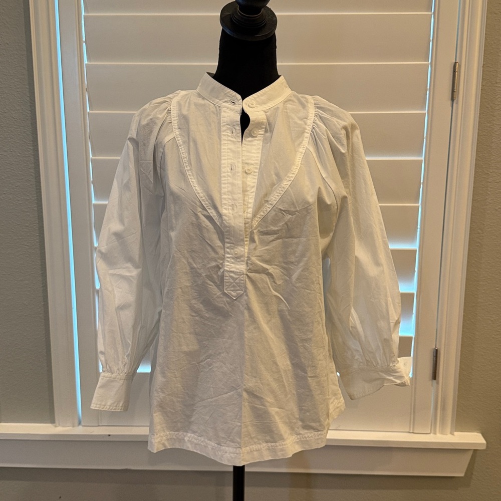 Banana Republic Ivory Button-Up Shirt